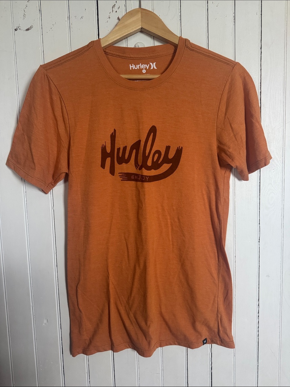 Hurley Graphic T-Shirt Orange Size S